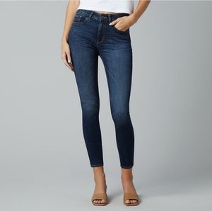 DL1961 Mid Rise Instascuplt Ankle Skinny Indigo Dark Wash Jeans Women's Size 29